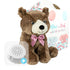 Maple Bear with Pink Bow 16" Gender Reveal Heartbeat Bear