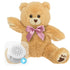 Charlie Bear with Pink Bow 8" Gender Reveal Heartbeat Bear