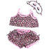 Pink Leopard Print PJ's 16" Outfit