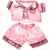 Satin Pink Pj's 8