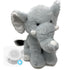 Grey Elephant 12" Baby Heartbeat Bear