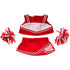 Red Cheerleader 16" Outfit