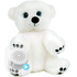 Snowy Polar Bear 8" Baby Heartbeat Bear